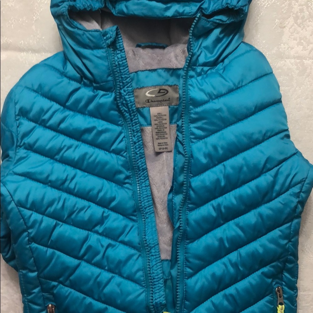 Champion girl’s puff jacket .